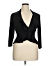 Glamour Black 3/4 Sleeve Blouse Size XL - photo 1