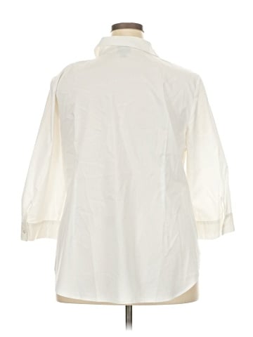 Worthington 3/4 Sleeve Button-Down Shirt (view 2)
