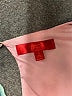 Jennifer Lopez 100% Polyester Stripes Pink Cocktail Dress Size L - photo 7