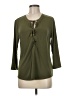 Calvin Klein Green 3/4 Sleeve Blouse Size M - photo 1