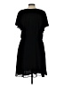 H&M 100% Polyester Solid Black Casual Dress Size L - photo 2