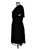 H&M 100% Polyester Solid Black Casual Dress Size L - photo 5