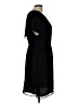 H&M 100% Polyester Solid Black Casual Dress Size L - photo 4