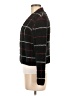 August Silk Plaid Black Cardigan Size M - photo 5