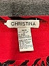 Christina 100% Cotton Red Long Sleeve Top Size M - photo 7