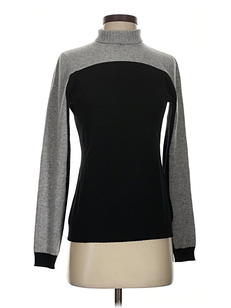 Pre-owned Forte Long Sleeve Turtleneck In Gray