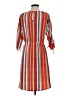 ECI Stripes Orange Casual Dress Size S - photo 2