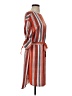 ECI Stripes Orange Casual Dress Size S - photo 4