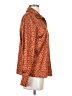 Shein 100% Polyester Animal Print Brown Long Sleeve Blouse Size S - photo 4