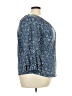 Chaps Blue 3/4 Sleeve Blouse Size XXL - photo 4