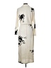 Zara 100% Polyester Ivory Casual Dress Size L - photo 2