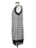 Tiana B. Graphic Gray Casual Dress Size 10 - photo 5