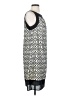 Tiana B. Graphic Gray Casual Dress Size 10 - photo 4