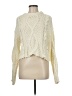 Free People 100% Cotton Ivory Pullover Sweater Size M - photo 1