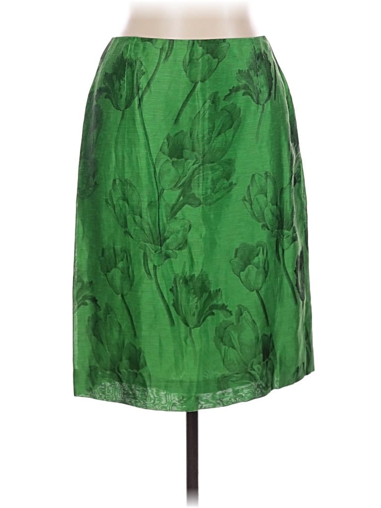 Pre-owned Carlisle Formal Skirt In Green