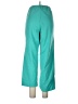 Onque Casuals Solid Teal Casual Pants Size L - photo 2