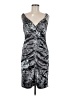 DressBarn Paisley Silver Cocktail Dress Size 6 - photo 1