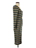 Alya Stripes Gray Casual Dress Size S - photo 4