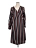 Halogen 100% Polyester Stripes Black Casual Dress Size 1X - photo 1