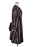 Halogen 100% Polyester Stripes Black Casual Dress Size 1X - photo 4