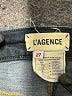 L'Agence Chevron-herringbone Blue Jeans Size 27 waist - photo 7
