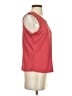 Alia 100% Polyester Red Sleeveless T-Shirt Size S - photo 4