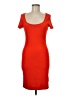 H&M Solid Orange Cocktail Dress Size M - photo 1
