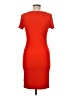 H&M Solid Orange Cocktail Dress Size M - photo 2