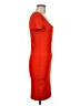 H&M Solid Orange Cocktail Dress Size M - photo 4