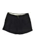 Elevenses Chevron-herringbone Black Blue Shorts Size 8 - photo 1