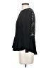 Rebecca Taylor 100% Rayon Black Long Sleeve Top Size 4 - photo 5