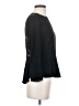Rebecca Taylor 100% Rayon Black Long Sleeve Top Size 4 - photo 4
