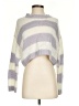 Mimosa 100% Acrylic Stripes Silver Pullover Sweater Size S - photo 1