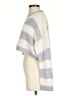 Mimosa 100% Acrylic Stripes Silver Pullover Sweater Size S - photo 5
