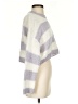 Mimosa 100% Acrylic Stripes Silver Pullover Sweater Size S - photo 4