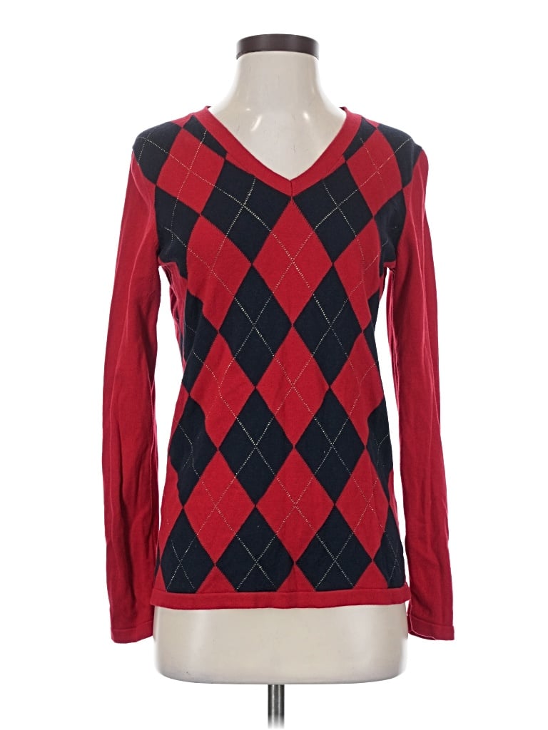 Pre-owned Tommy Hilfiger Long Sleeve T-shirt In Red
