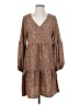 Unbranded Animal Print Brown Casual Dress Size S - photo 1