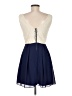 Alya 100% Polyester Solid Ivory Cocktail Dress Size Med - photo 2