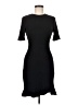 Aqua Solid Black Cocktail Dress Size M - photo 1