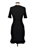 Aqua Solid Black Cocktail Dress Size M - photo 2