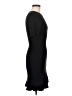 Aqua Solid Black Cocktail Dress Size M - photo 4