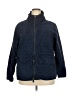 Old Navy 100% Cotton Solid Blue Jacket Size XXL - photo 1
