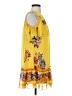 AUW 100% Polyester Yellow Casual Dress Size S - photo 4