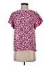 Draper James 100% Silk Tweed Pink Short Sleeve Silk Top Size 2 - photo 1