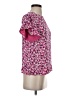 Draper James 100% Silk Tweed Pink Short Sleeve Silk Top Size 2 - photo 4