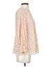 Adrianna Papell 100% Polyester Polka Dots Ivory 3/4 Sleeve Blouse Size S - photo 4