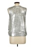 Assorted Brands Metallic Silver Sleeveless Blouse Size L - photo 2