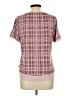 IZOD Burgundy Short Sleeve Top Size L - photo 2