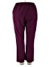 Alfred Dunner 100% Polyester Burgundy Dress Pants Size 18 - photo 2