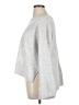 CeCe Solid Silver Pullover Sweater Size XL - photo 5
